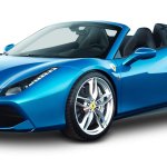 Blue Ferrari