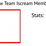 New Team Iscream Member Sheet