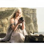 Daenerys Targaryen and dragon eggs