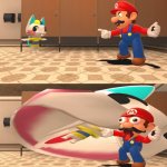 Mario Gets Eaten | image tagged in mario gets eaten | made w/ Imgflip meme maker