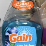 I turned the dish soap into a meme | image tagged in gain | made w/ Imgflip meme maker