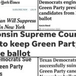 Democrats sue Green Party