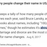 Name changes US