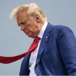 Sad Trump with Tie Tongue