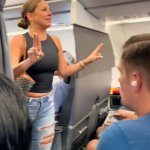 Crazy plane lady