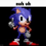 CD Sonic Nuh Uh meme