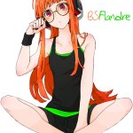 futaba siting down