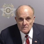 Rudy Giuliani Mugshot meme