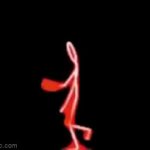 dancing stickman GIF Template