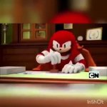 Knuckles approving memes GIF Template