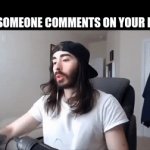 m | POV: SOMEONE COMMENTS ON YOUR MEME: | image tagged in gifs,ooooo | made w/ Imgflip video-to-gif maker