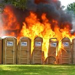 battery powered porta-potty or too much spicy food meme
