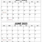May-June 2023 Calendar 3