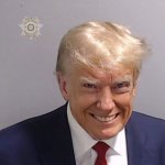 Smiling Trump Mugshot