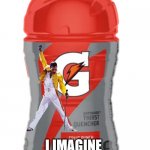 Gatoraid | APPARENTLY, MERCURY IS IN GATORADE NOW; I IMAGINE THAT LOOKS SOMETHING LIKE THIS | image tagged in gatoraid,freddie mercury,astrology | made w/ Imgflip meme maker