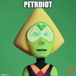 derp peridot | PETRDIOT | image tagged in derp peridot | made w/ Imgflip meme maker