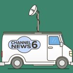 Channel 6 News van