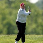 Trump golf shank fat ass Traitor Pedophile Republican JPP