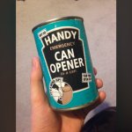 Can opener in a can