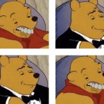 Tuxedo Winnie The Pooh Grid meme
