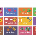 Themed Months of the Year Calendar