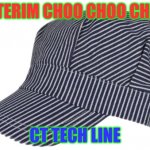 Just In Time | INTERIM CHOO CHOO CHIEF; CT TECH LINE | image tagged in train engineer's hat | made w/ Imgflip meme maker