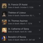 list of Moslem Saints