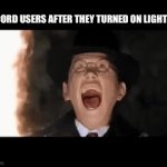 Don’t turn on light mode | DISCORD USERS AFTER THEY TURNED ON LIGHT MODE | image tagged in gifs,memes,funny,indiana jones,discord,true | made w/ Imgflip video-to-gif maker