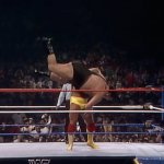 WWE Hulk Hogan Andre the Giant Body Slam