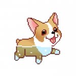 Corgi Swimming GIF GIF Template