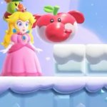 Peach and the apple