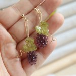 Livianla jewelry grape earrings meme