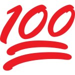 100 percent emoji