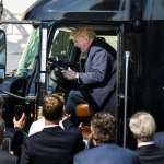Trump in Truck