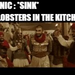 Yeehaaaaaw ! | TITANIC : *SINK*; ALL LOBSTERS IN THE KITCHEN : | image tagged in gifs,bollywood | made w/ Imgflip video-to-gif maker