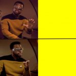 Geordi La Forge Meme (Yellow)