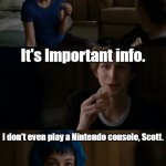 It's true, look at my comment for the article link. | Did you know: that the reason that Daisy is in Mario Wonder is because of the directors daughters figthing over who can be Peach? And you are telling me this why? It's Important info. I don't even play a Nintendo console, Scott. IT'S IMPORTANT INFO. RAMONA!! | image tagged in scott pilgrim,nintendo,super mario,daisy | made w/ Imgflip meme maker