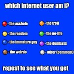 which internet user am i meme