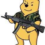 Pooh bear gun template