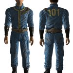 Vault 101 Guy Transparent Background