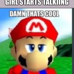 facts | WHEN THE ANOYING GIRL STARTS TALKIING | image tagged in damn that's cool but did i ask | made w/ Imgflip meme maker
