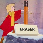 he who can pull the pencil from the eraser... shall be king. | image tagged in sword in the stone | made w/ Imgflip meme maker