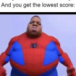 Why?!?! | When the teacher says the test is easy; And you get the lowest score:; BRUH. | image tagged in ratio,school,test,relatable,memes,funny | made w/ Imgflip meme maker