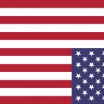 Upside Down American Flag template