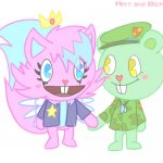 flippy x kitty drawn by bea