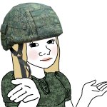 Russian tradwife (army edition)