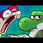 Yoshi and baby mario meme