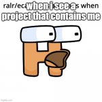 the | when i see a project that contains me | image tagged in ralr surprised en | made w/ Imgflip meme maker