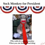 Sock Monkey for president