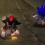 sonic and shadow stare run